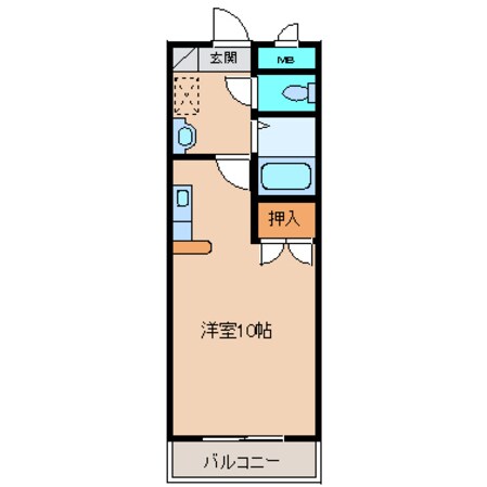 クイーンズコート神宮の物件間取画像